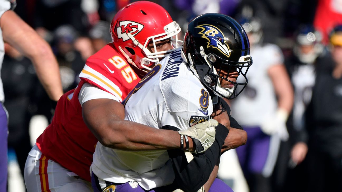 Baltimore Ravens' Lamar Jackson on finally beating Kansas City Chiefs -  'Feels good to get that monkey off of our back' - ESPN