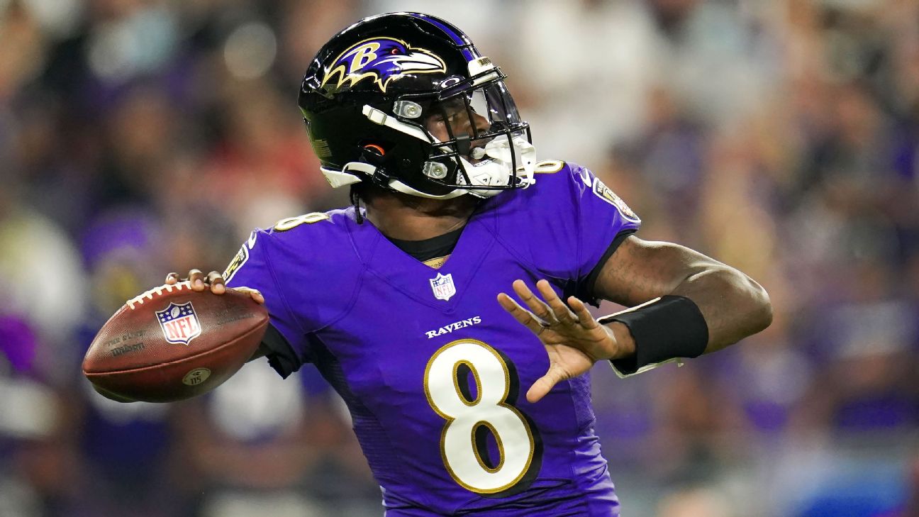 Ravens' Jackson inactive against Bears because of illness