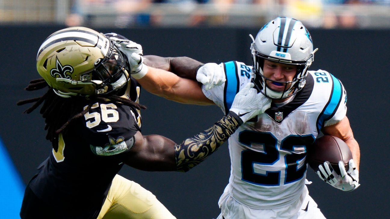 Panthers' Christian McCaffrey presents big challenge for Texans