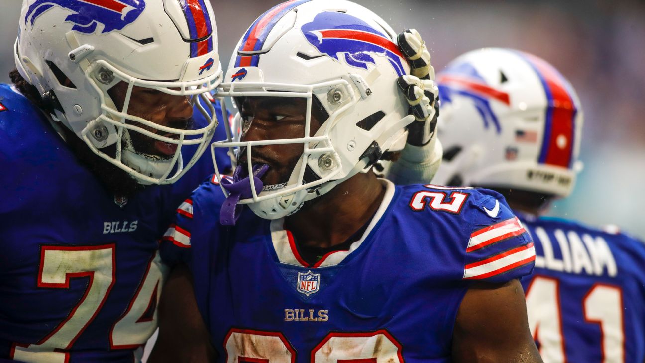 Zack Moss, Bills rushing attack gets going; Buffalo takes down