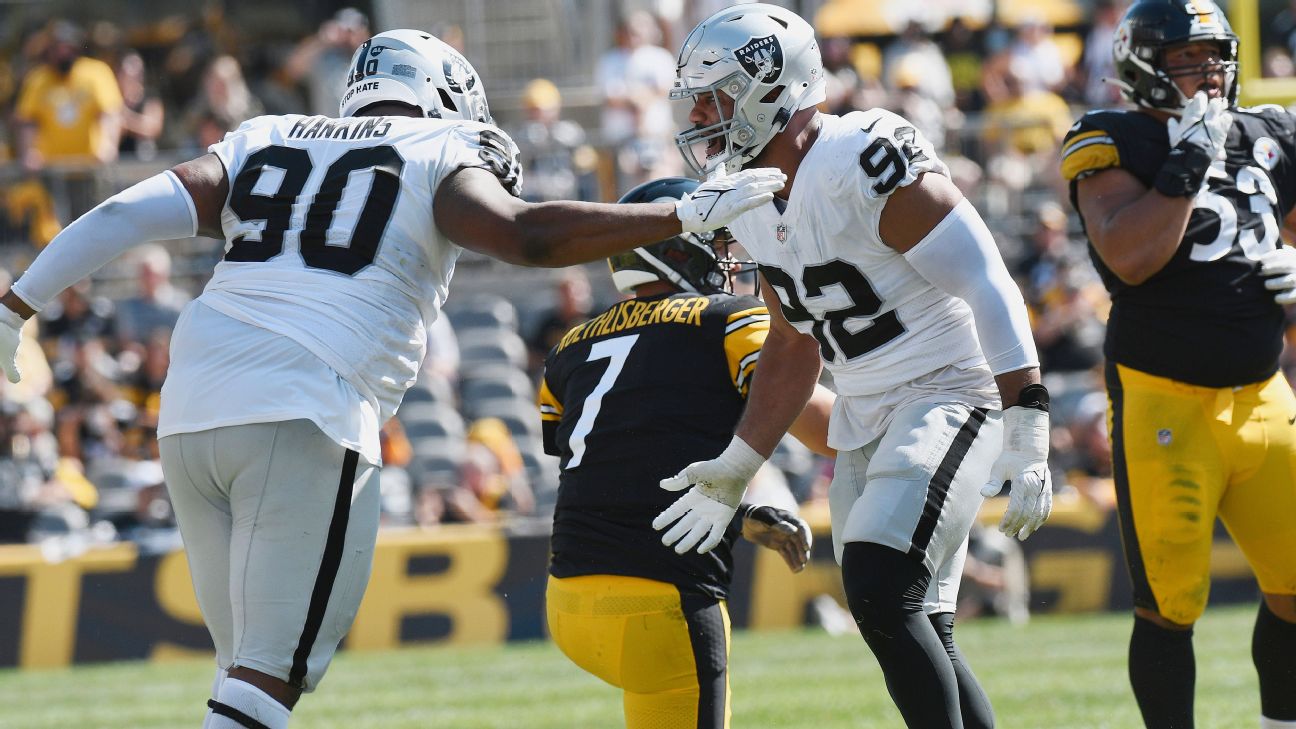 Better, worse or the same? Las Vegas Raiders' defense - ESPN - Las Vegas  Raiders Blog- ESPN