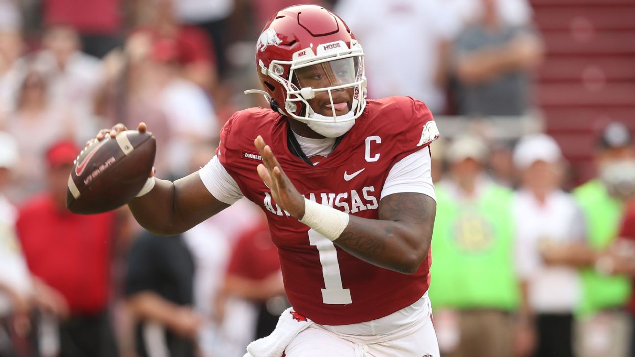 College football scores, updates: Arkansas-Texas A&M, USC at Oregon State  and more