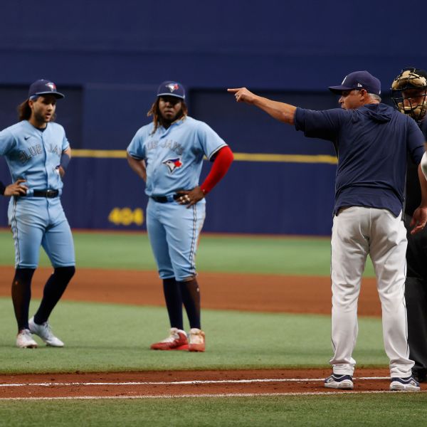 Jays' Borucki gets 3-game ban for Kiermaier HBP