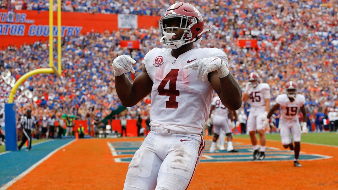 Alabama fifth-year senior running back Brian Robinson Jr.'s