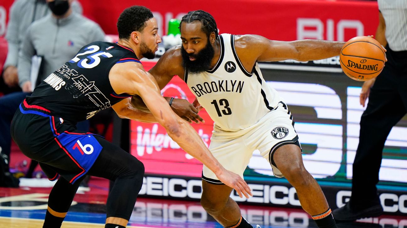 Sources: Nets deal Harden to 76ers for Simmons