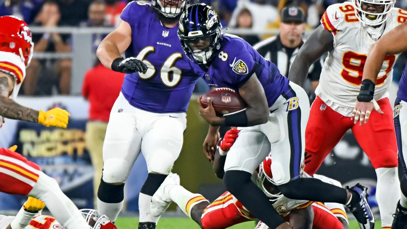 Ravens beat Chiefs after Lamar Jackson fourth-down conversion