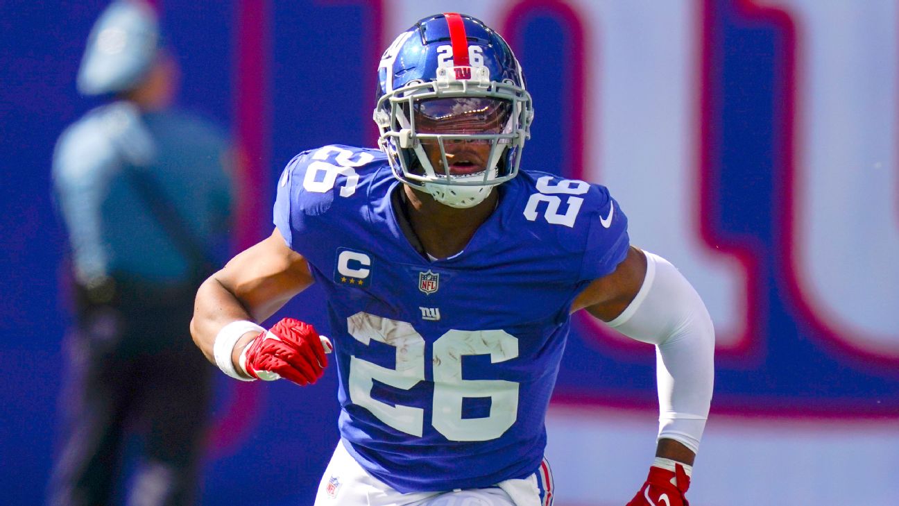 New York Giants RB Saquon Barkley on track to be ready for start