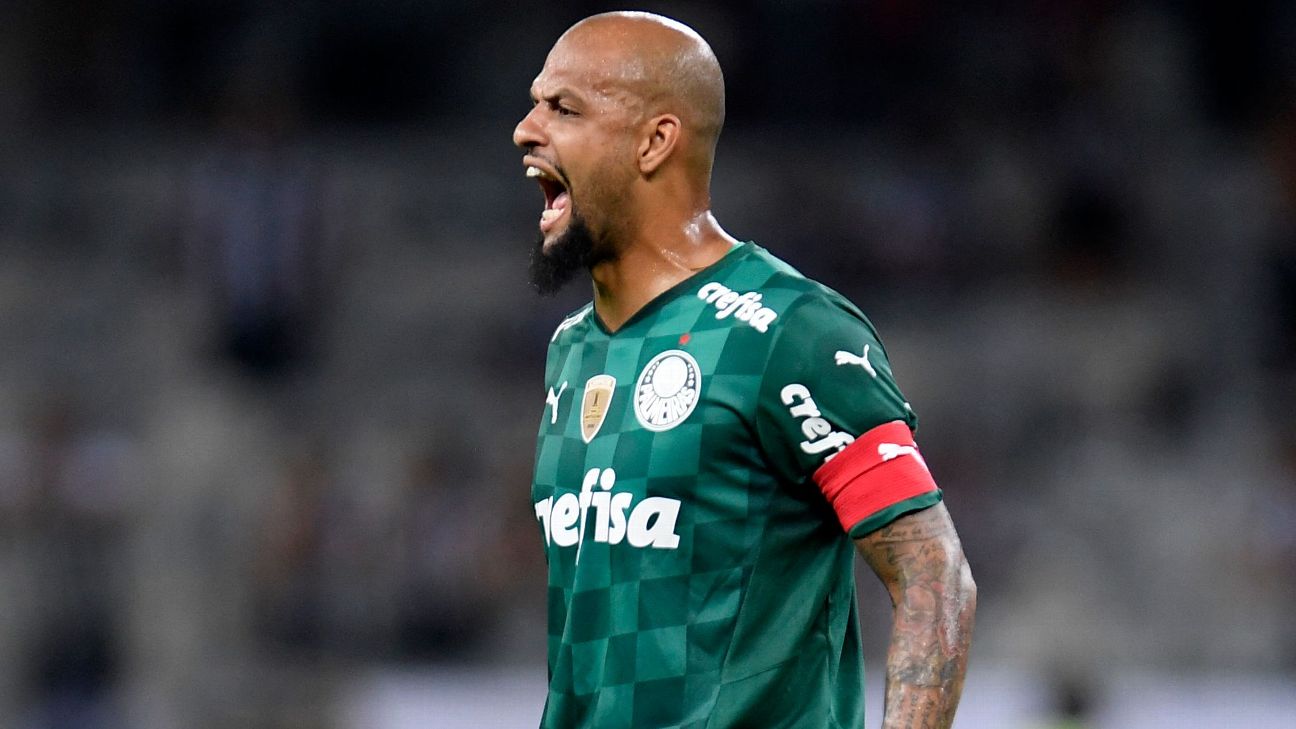 Felipe Melo recebe sexto cartão em oito jogos, e Palmeiras é o time mais  advertido do Brasileirão, palmeiras