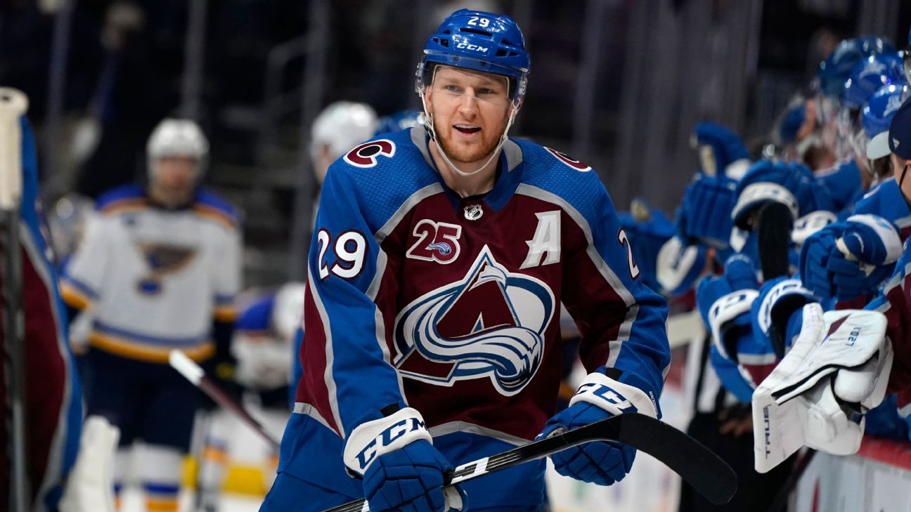 Second Avalanche player tests positive with COVID-19