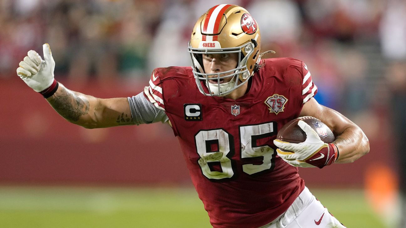 49ers news: George Kittle is unexpected to play against the