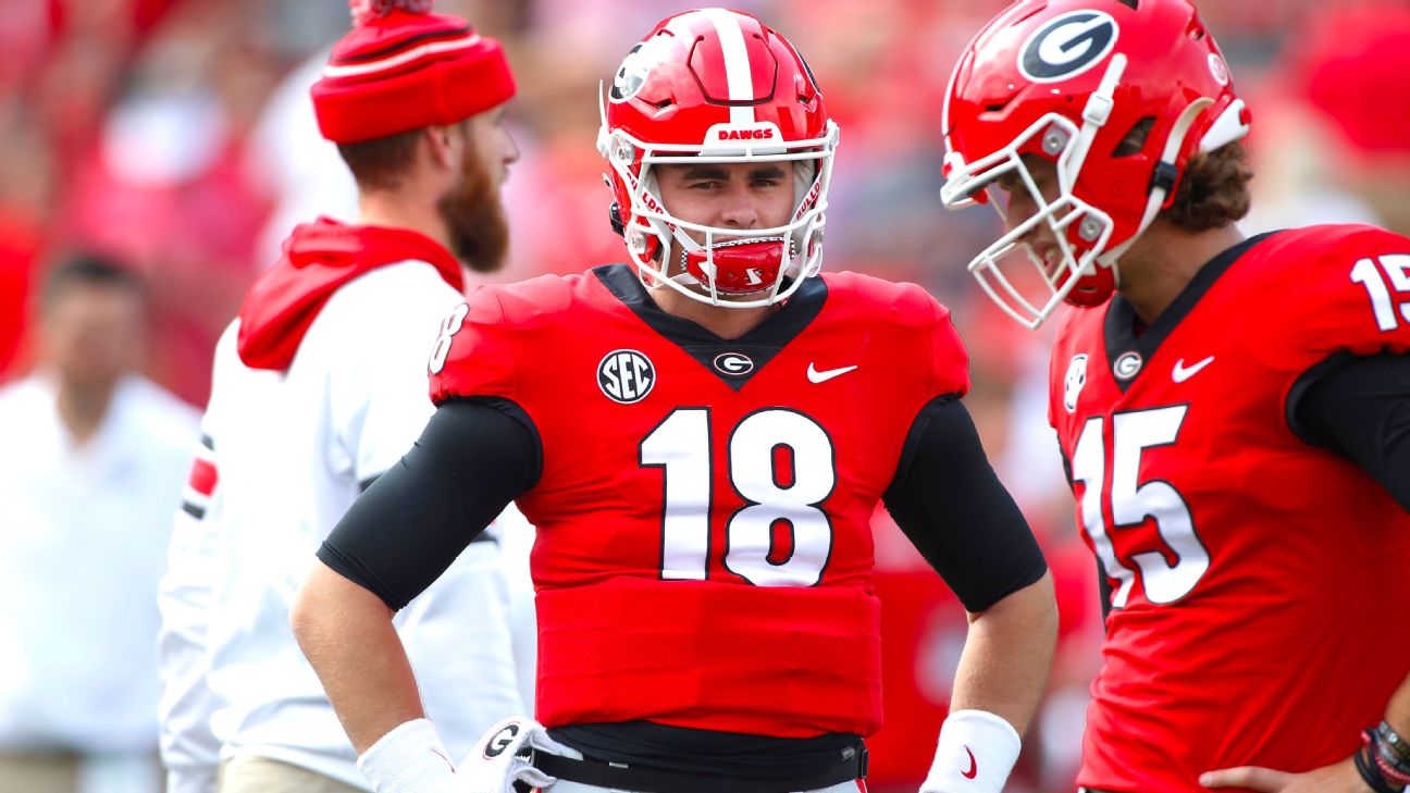 Hot Georgia Bulldogs and Atlanta Braves JT Daniels and Freeman