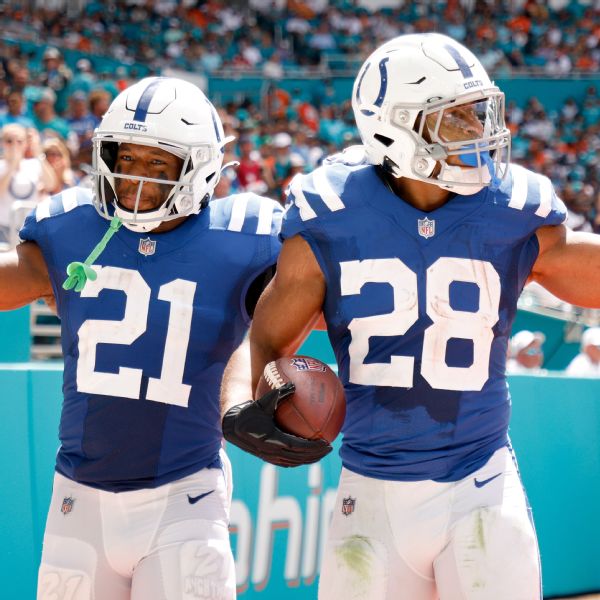 Double trouble Colts RBs Taylor, Hines ruled out ESPN Radio 92.3