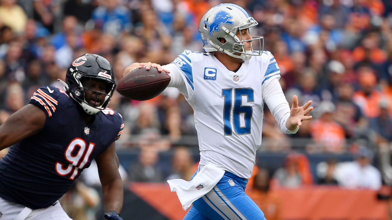 Lions QB Jared Goff trying not to 'go numb' to losing - ESPN - Detroit Lions  Blog- ESPN