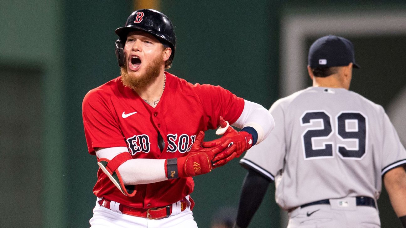 Red Sox' Alex Verdugo ejected from Tuesday night's game against
