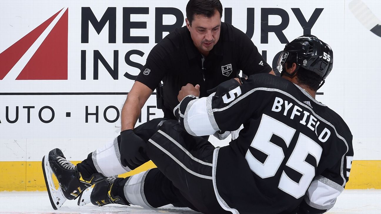 Quinton Byfield Talks First Day at LA Kings Training Camp