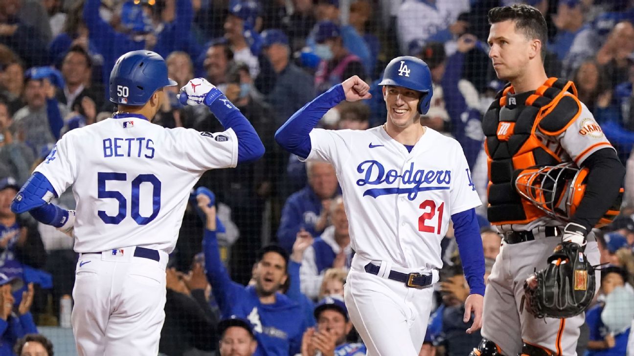 Dodgers bust out weird NSFW celebration vs Giants after Mookie Betts HR