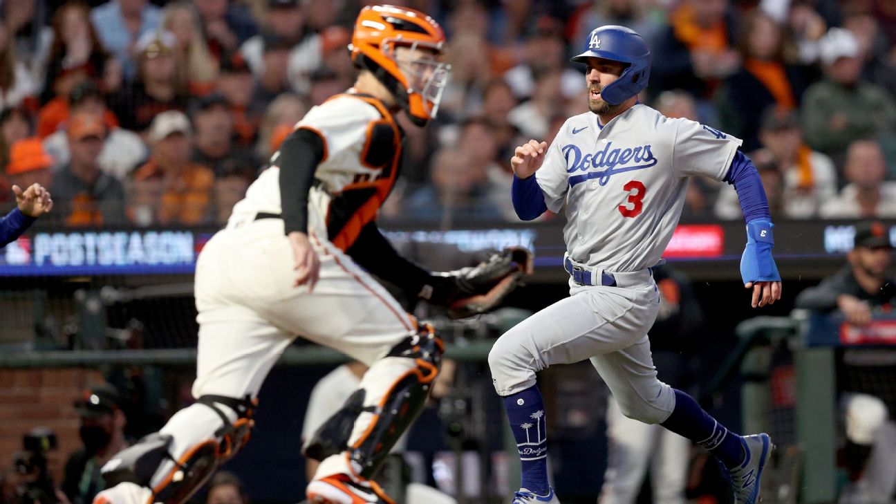 MLB playoffs: Dodgers lose patience vs. Giants' Logan Webb in Game 1 defeat