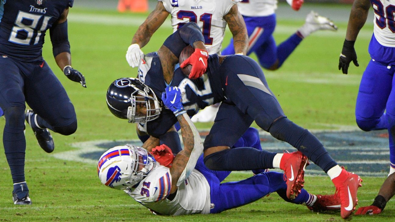 Titans vs. Bills final score, results: Buffalo blows out Tennessee on  Monday Night Football