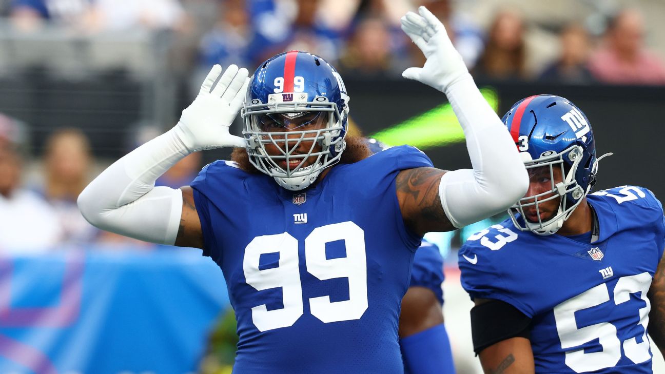 Sources: Giants trade DL Williams to Seahawks www.espn.com – TOP