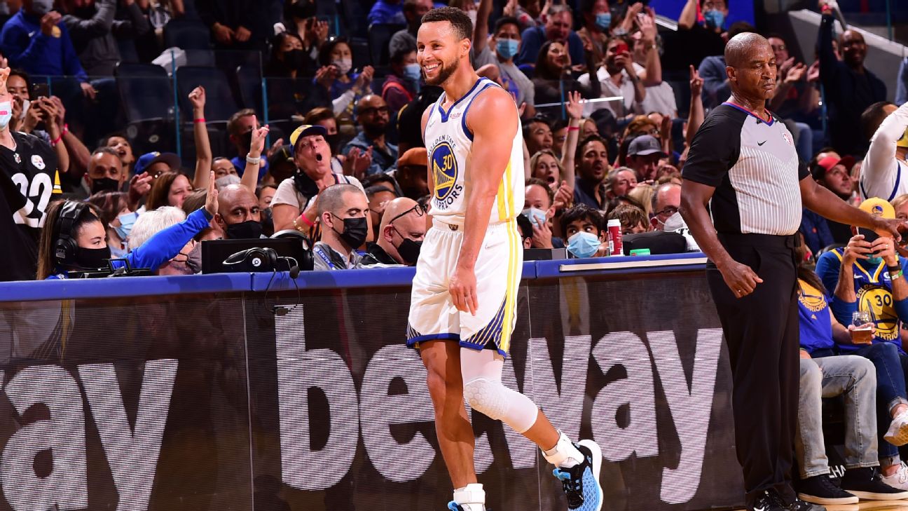 Steph Curry erupts for 41 points in preseason finale vs. Trail Blazers