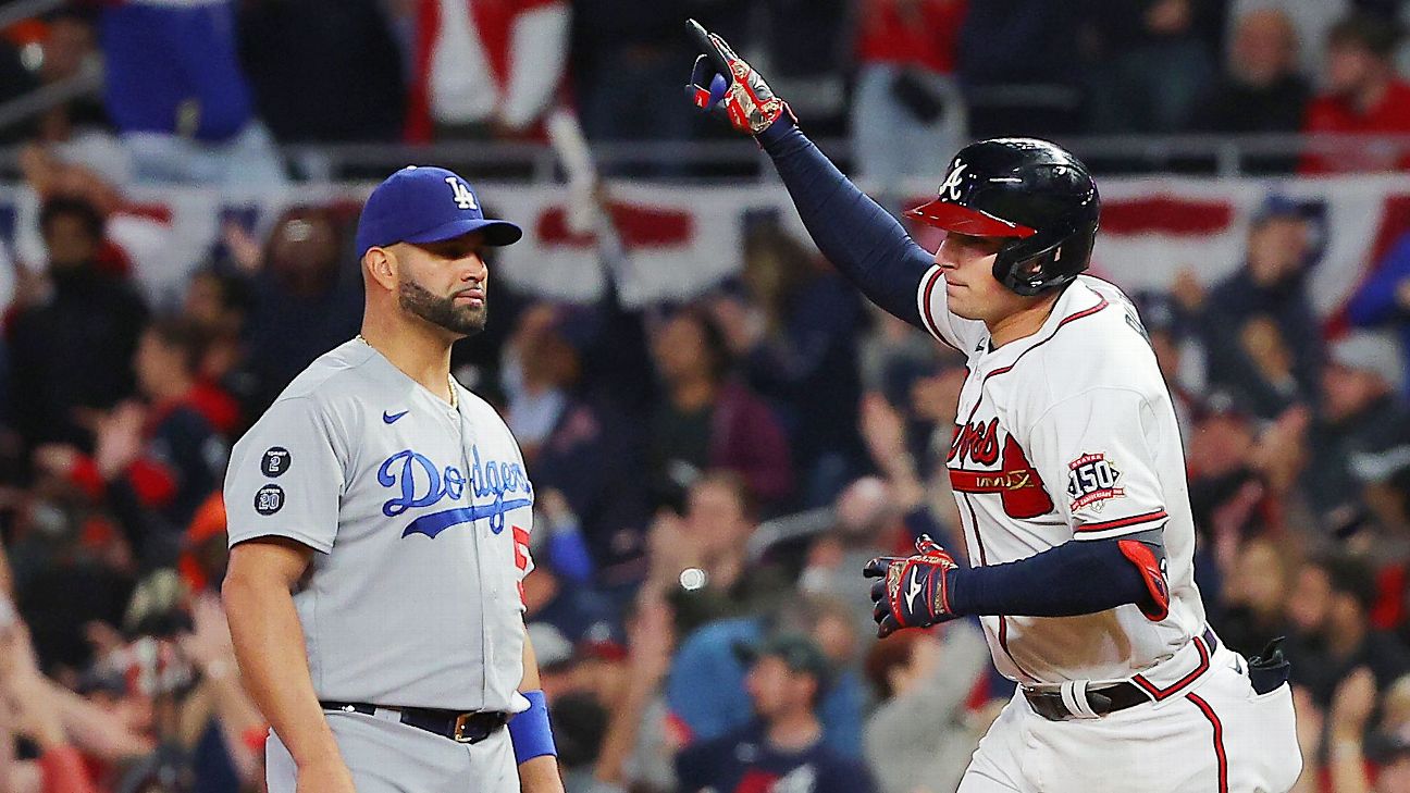 Braves WALK IT OFF in NLCS Game 1! Austin Riley drives in Ozzie