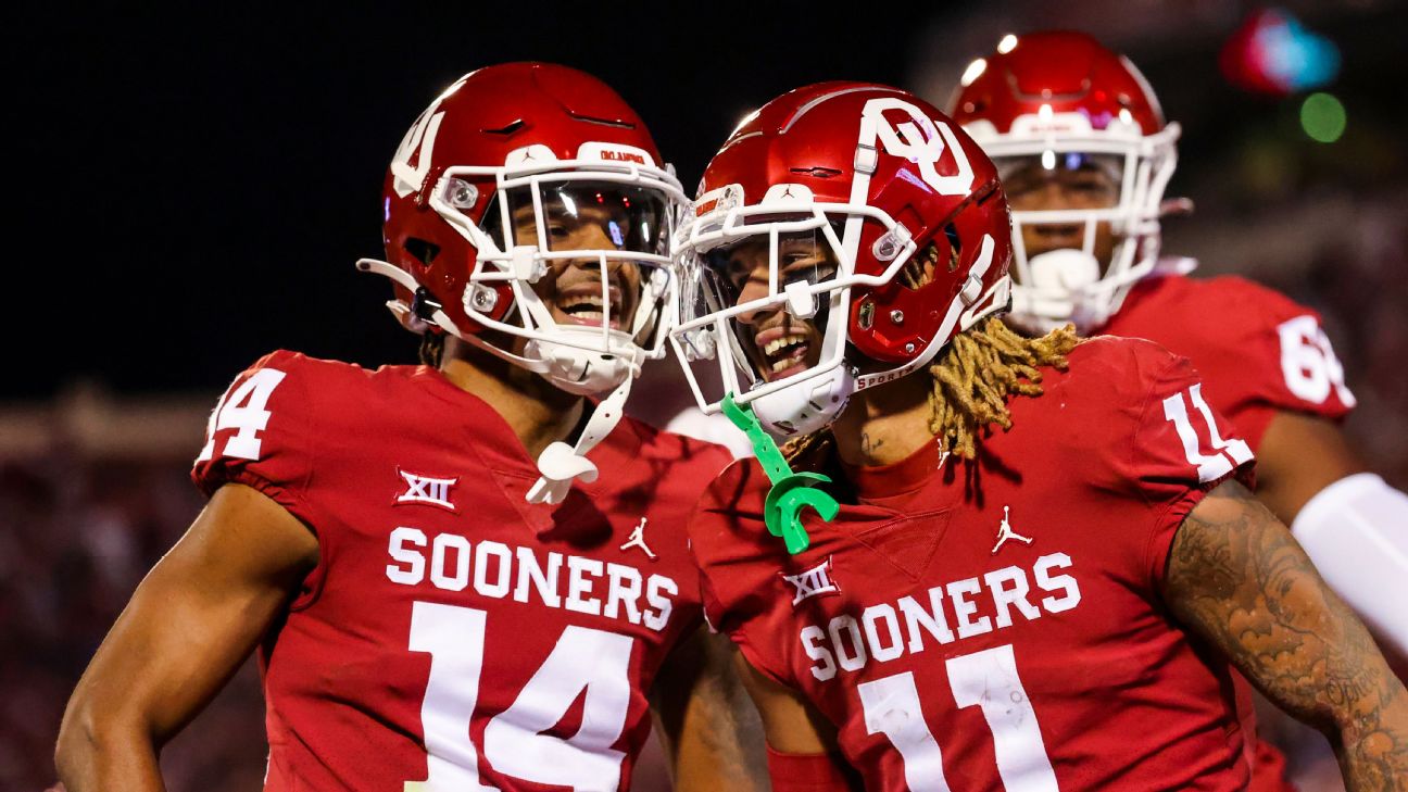College football rankings 2022: Projected Week 5 AP Top 25 after Oklahoma  upset, USC survives, Ohio State cruises [Updated]