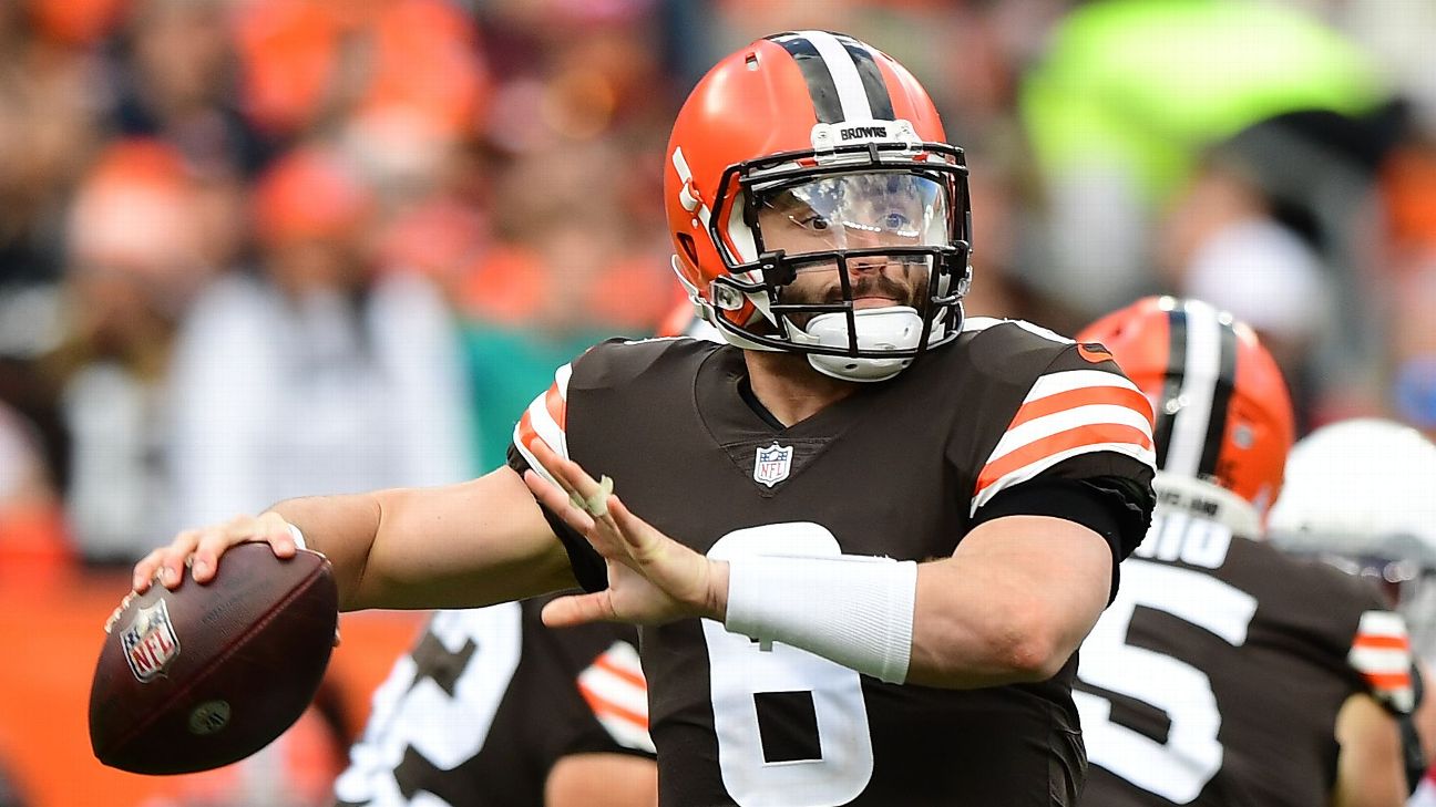 Baker Mayfield injury: Patriots knock Browns quarterback out of