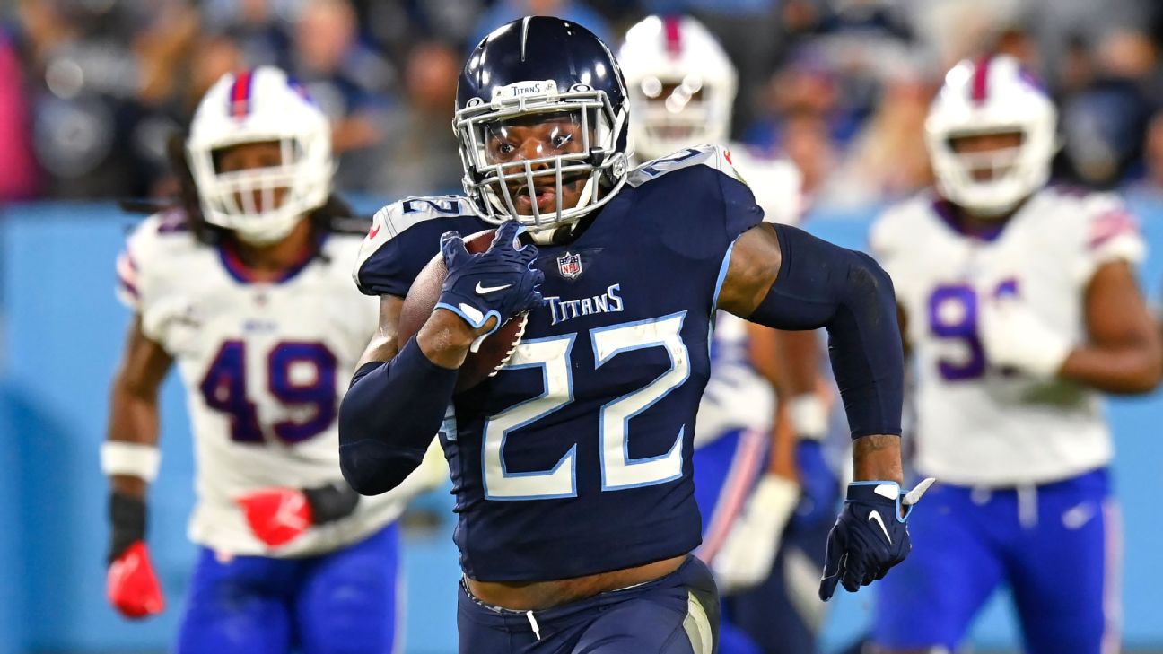 Tennessee Titans optimistic RB Derrick Henry will play vs. Bengals