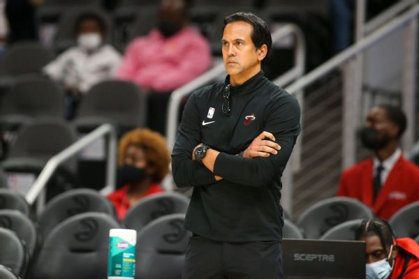 Spoelstra: Sixers 'totally different' with Harden