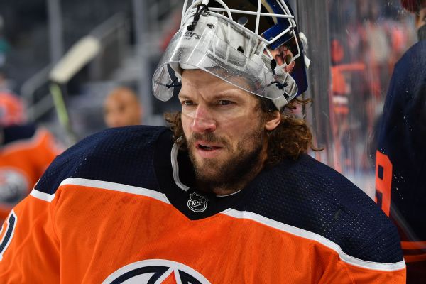 Oilers put G Smith on IR with lower-body injury