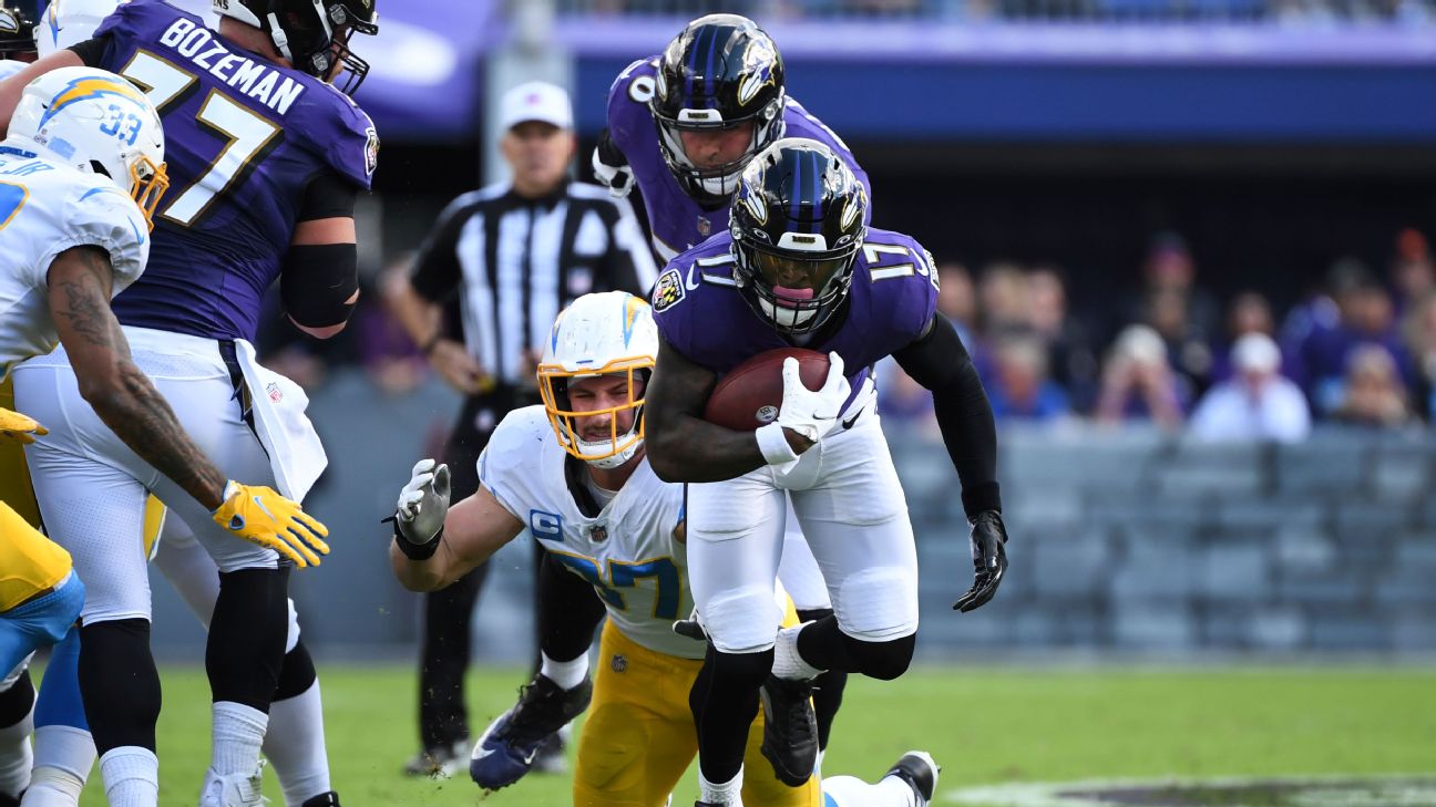 Spartans in the NFL: Le'Veon Bell back in uniform for the Ravens 