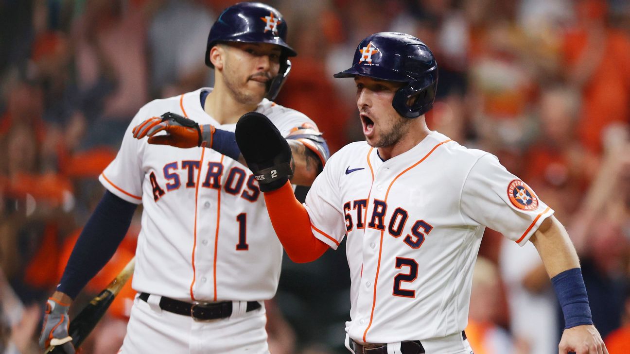 Astros biggest World Series favorites since 2007 - ESPN