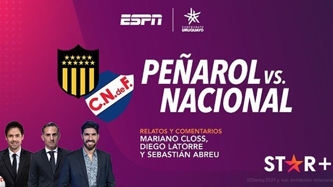 Nacional vs Peñarol: TV, horario y cómo ver el clásico uruguayo hoy 