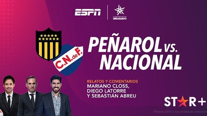 Partidos de hoy, domingo 04 de julio: programación de TV para ver fútbol en  vivo y en directo, Parrilla de TV, Nacional vs Peñarol, Clásico de  Uruguay