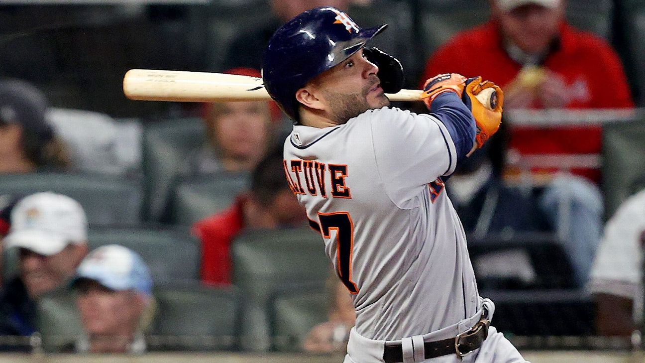 Watch: Houston Astros second baseman Jose Altuve impervious to wild pitches  and groin injuries, hammers a homer on the first pitch