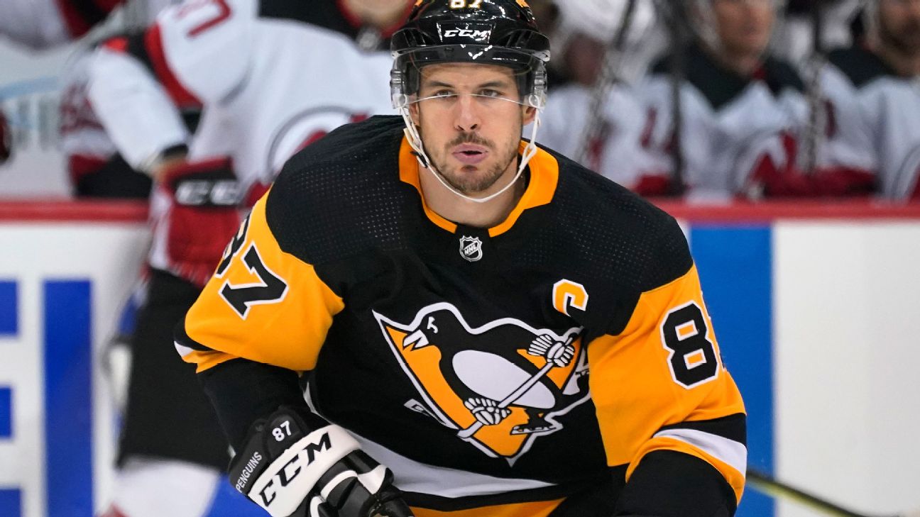 Sidney Crosby, Jeff Carter 'game-time' decisions against the