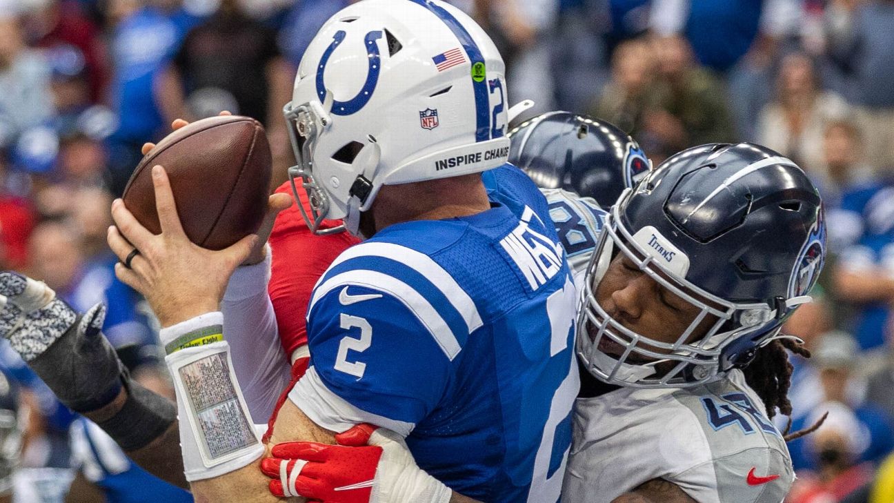 Colts fall to Titans 34-31 in overtime in critical divisional game