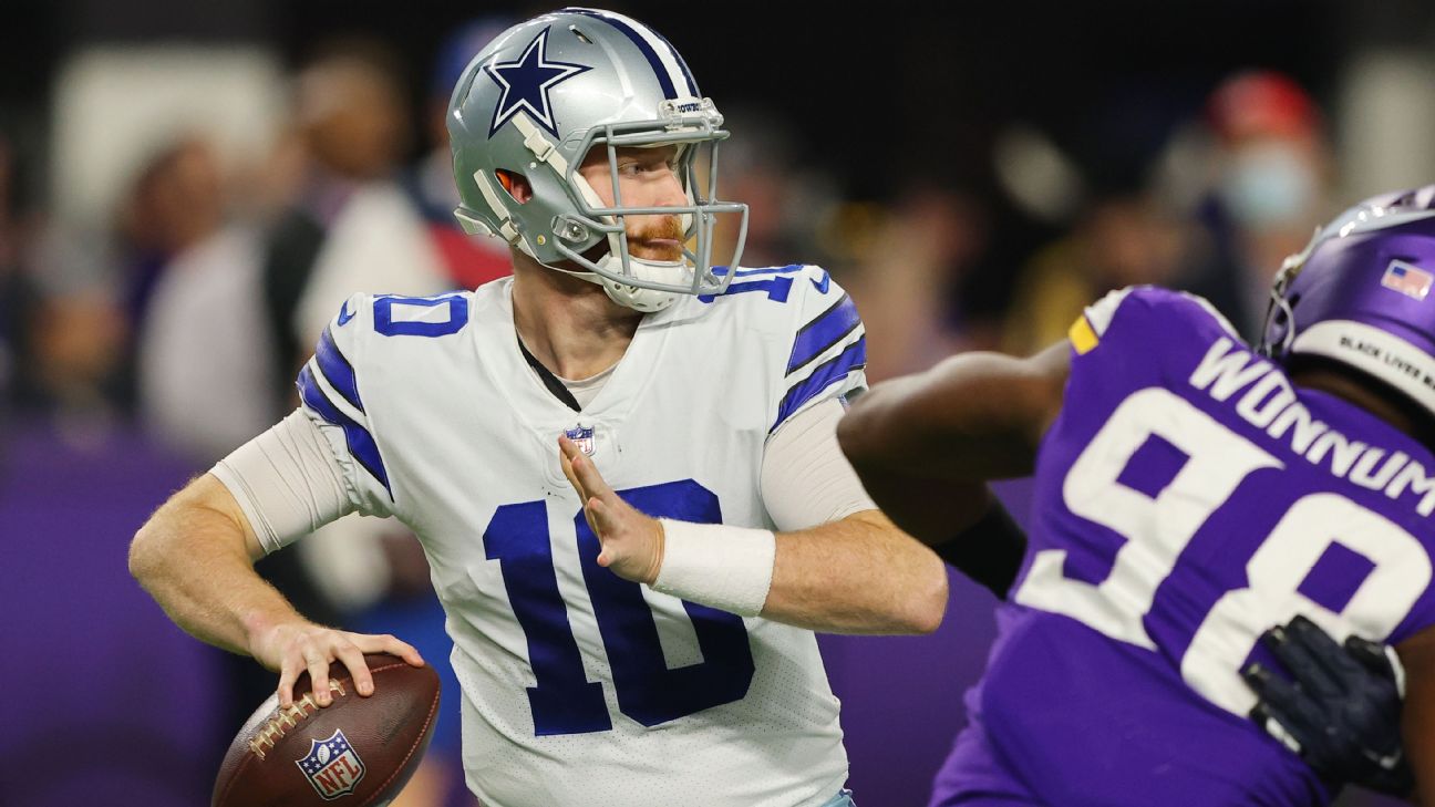 Cooper Rush: Stats, Injury News & Fantasy Projections