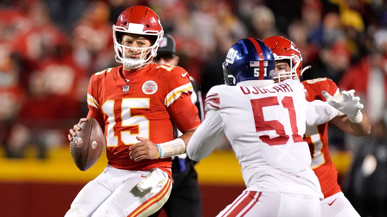 Chiefs training camp: Patrick Mahomes may have his best bookend tackles yet  - Sports Illustrated