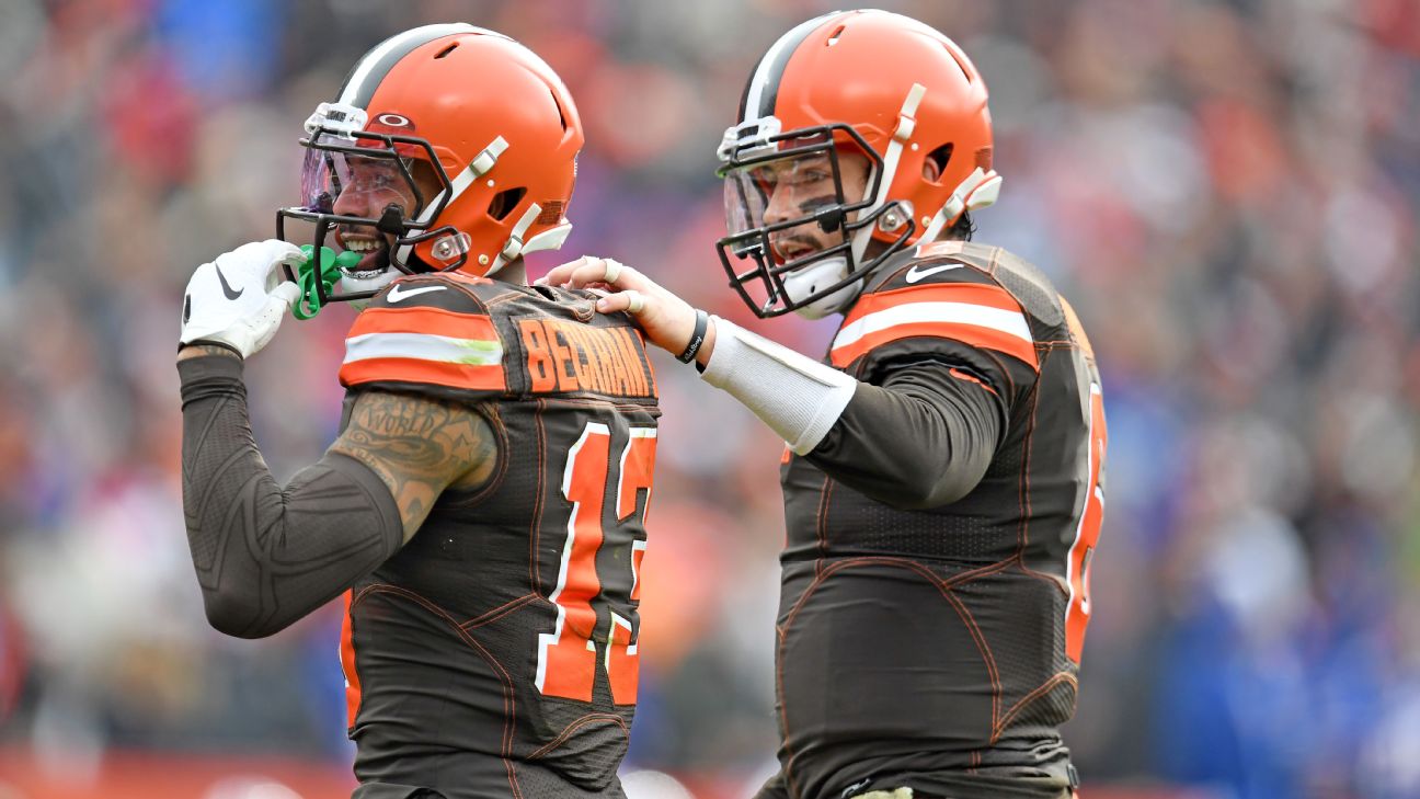 The inside story of how the Baker Mayfield-Odell Beckham Jr. on-field  Browns relationship fell apart - ESPN