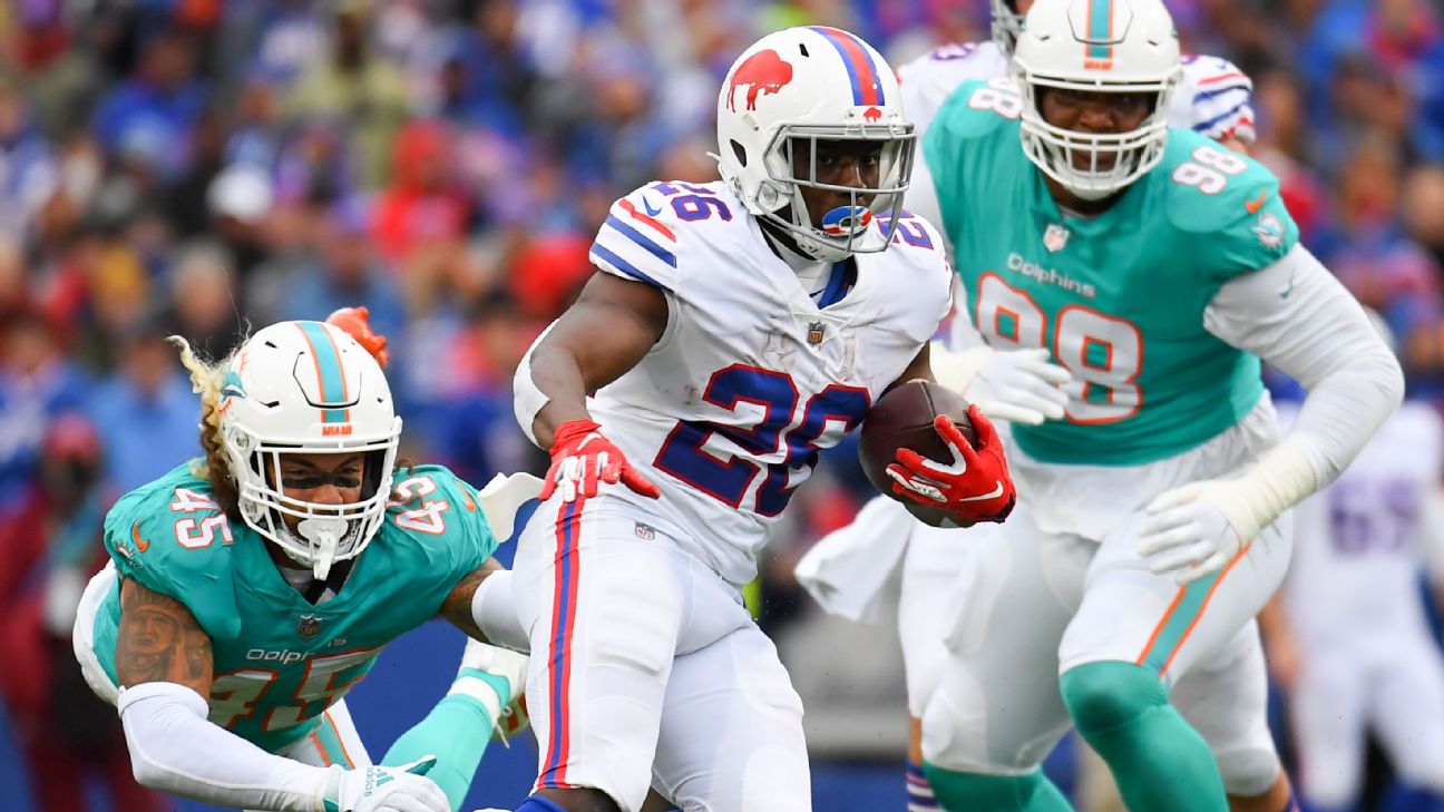 Matt Breida embraces new role among Bills running backs