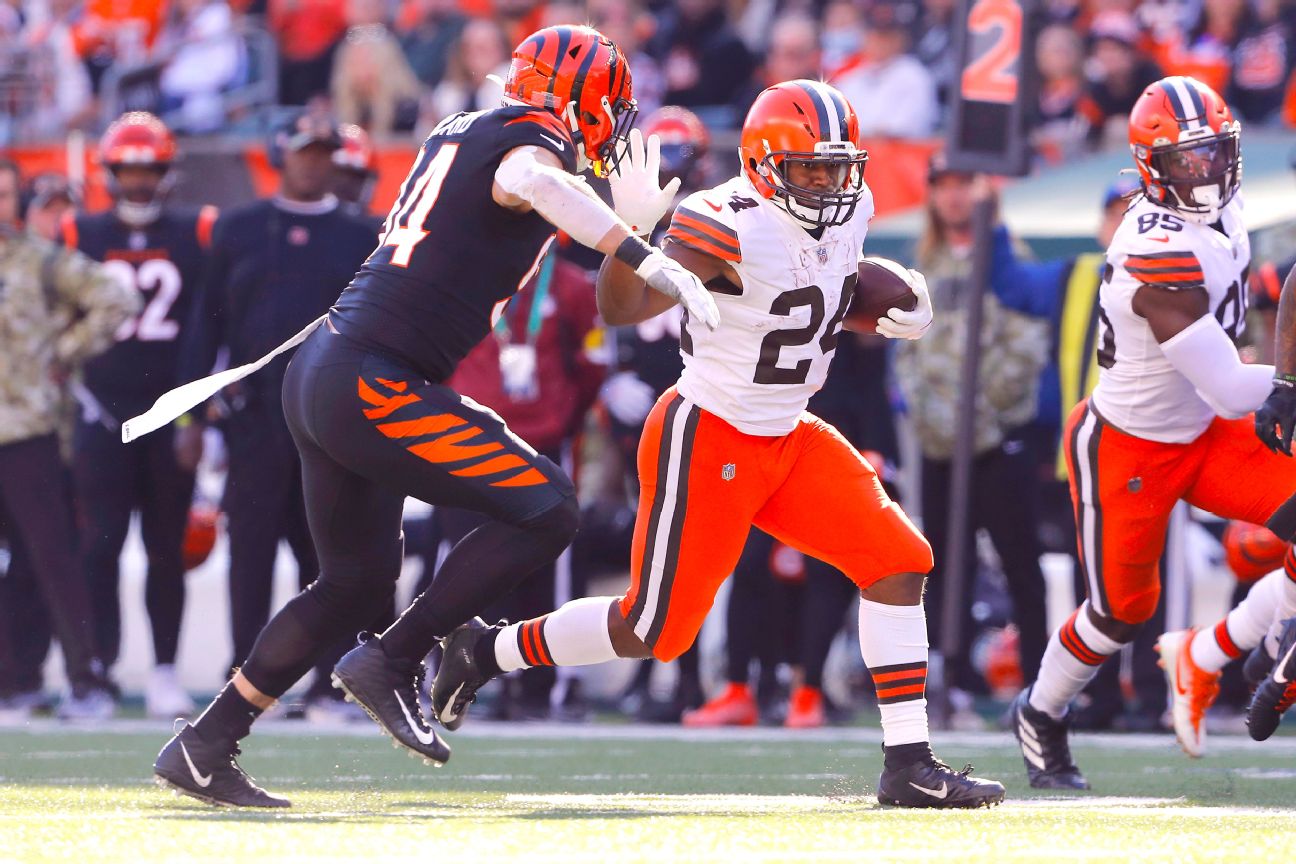 Sources: Browns' Chubb tests positive for COVID