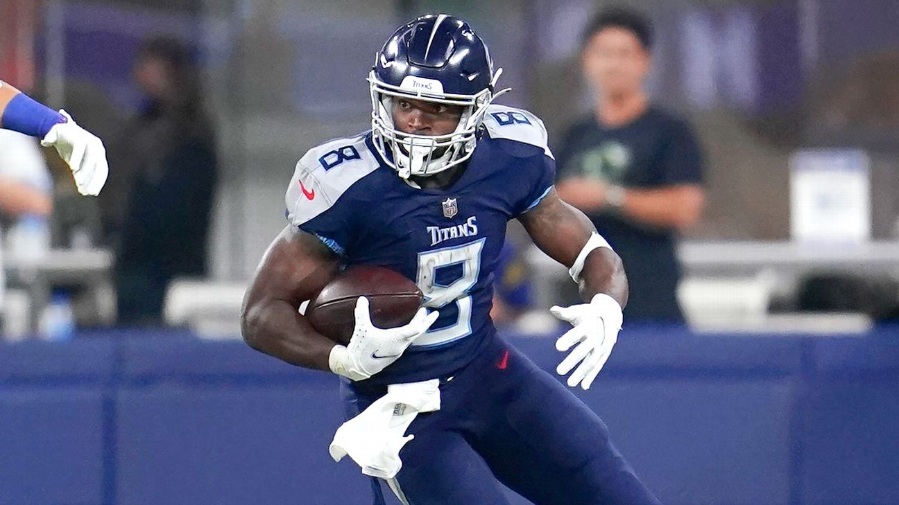 Tennessee Titans waive RB Adrian Peterson after three-game stint - ESPN