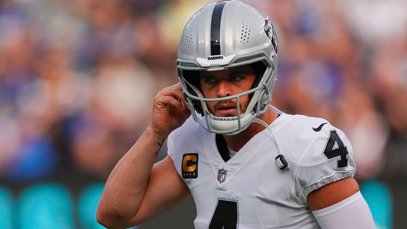 Las Vegas Raiders' Derek Carr: 'I'm tired of being disrespected' 