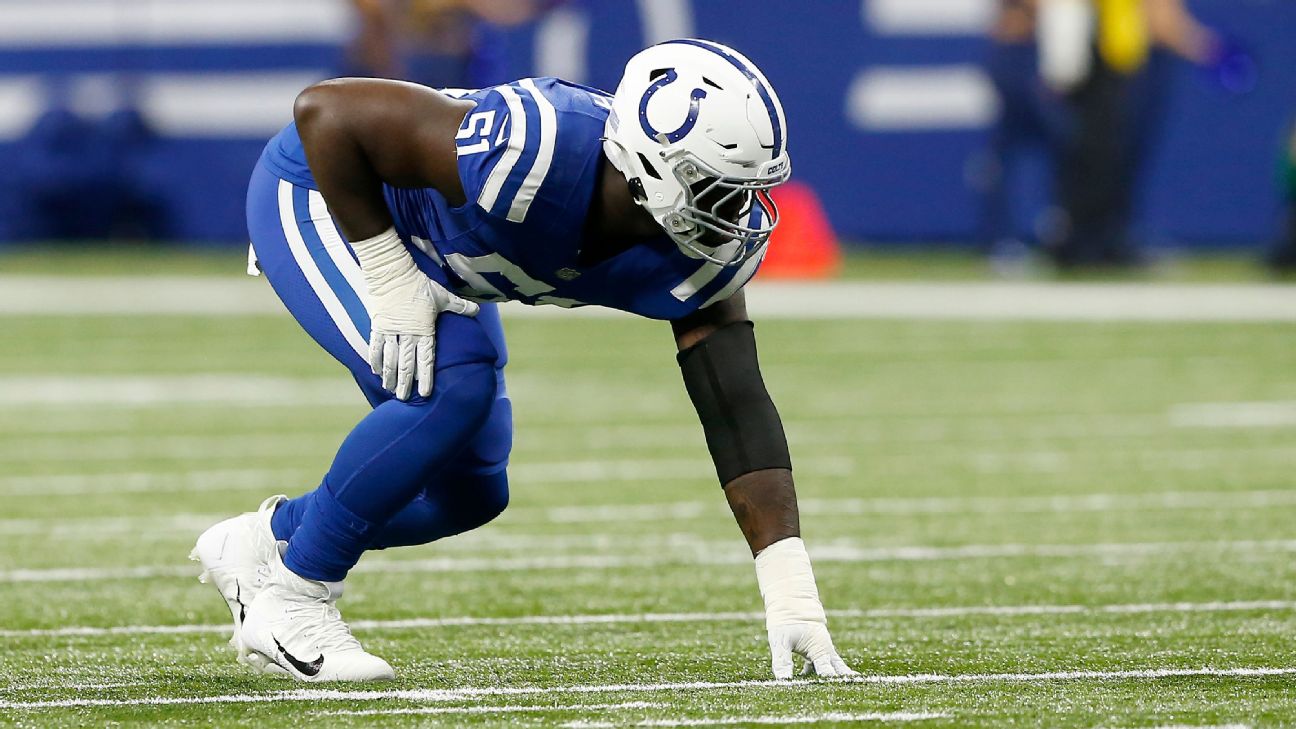 Rookie Kwity Paye still seeking first sack, but Indianapolis Colts