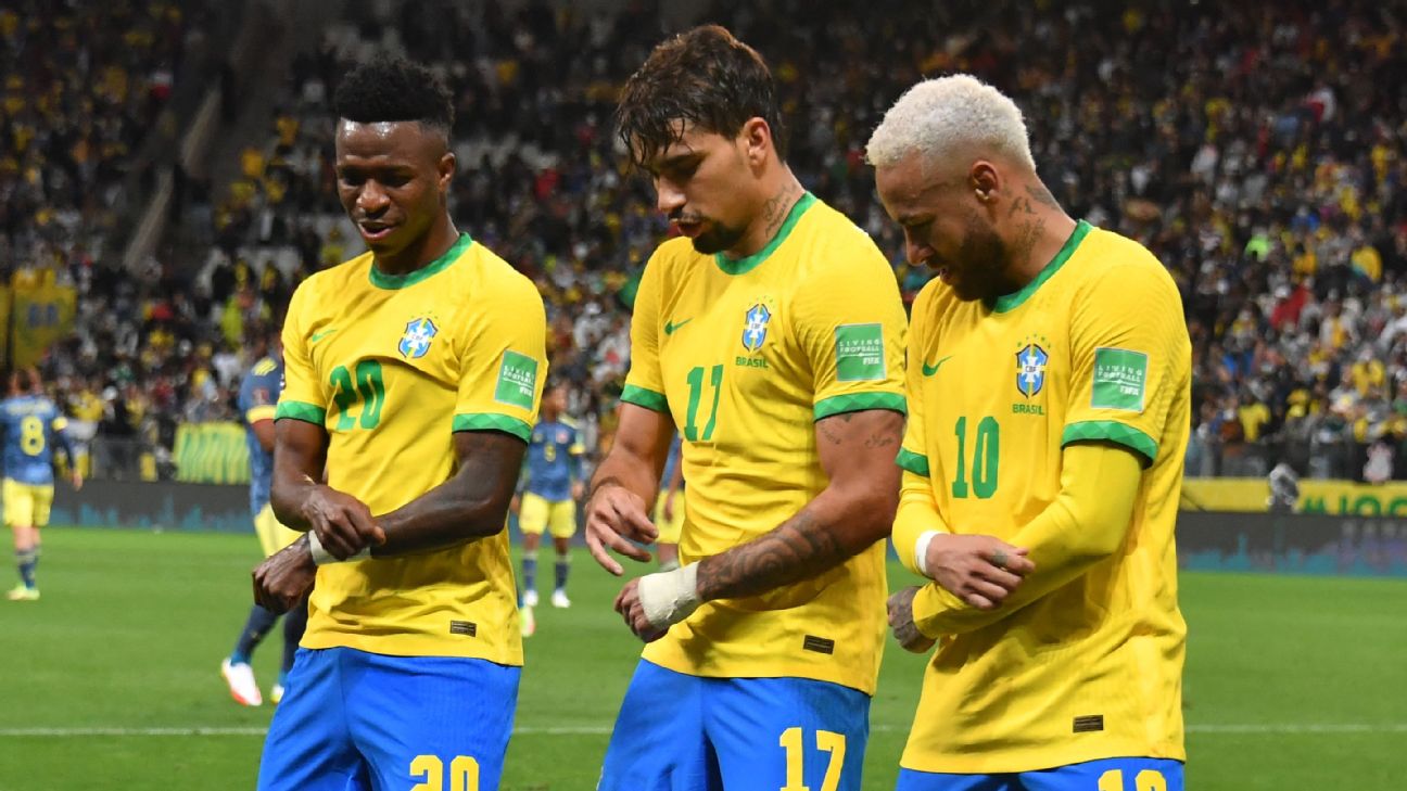 Brazil will be top-ranked team at World Cup in Qatar