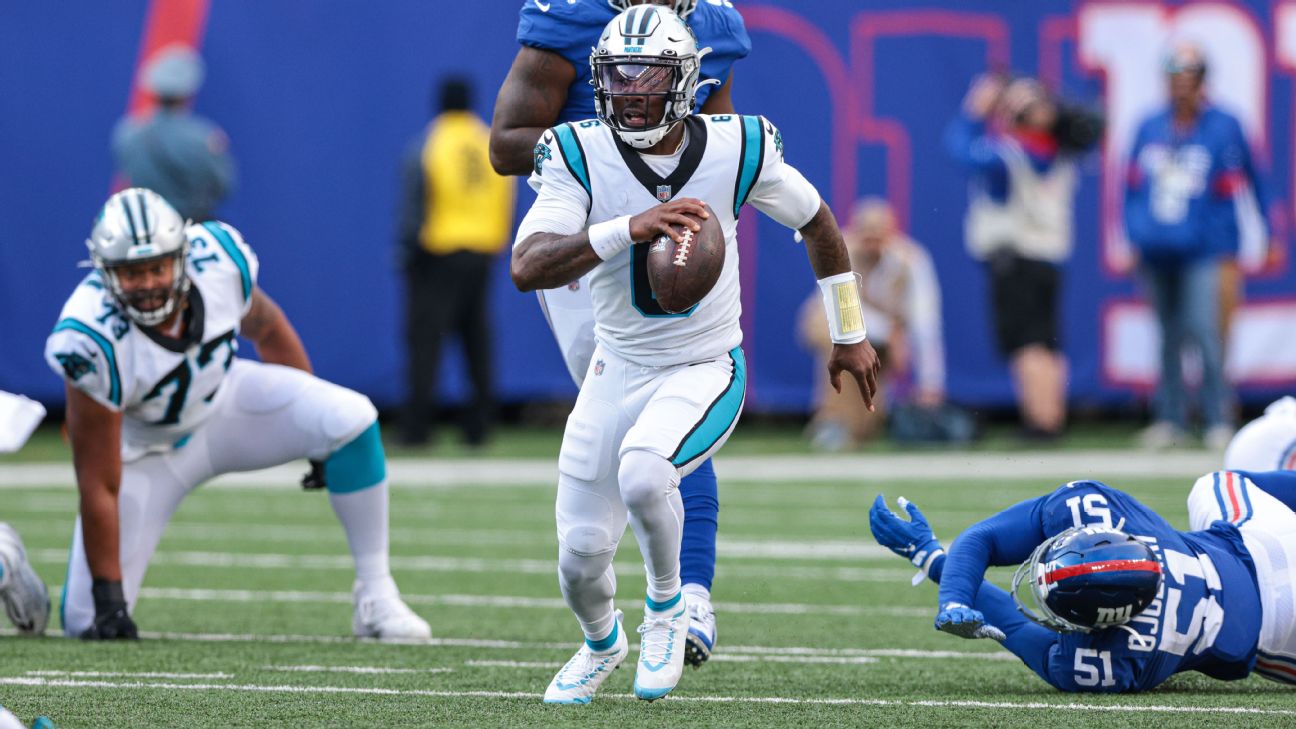 Panthers' Matt Rhule names P.J. Walker starting QB vs. Arizona Cardinals