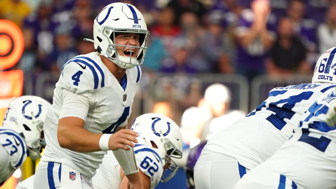 Colts Commanders: Sam Ehlinger starts