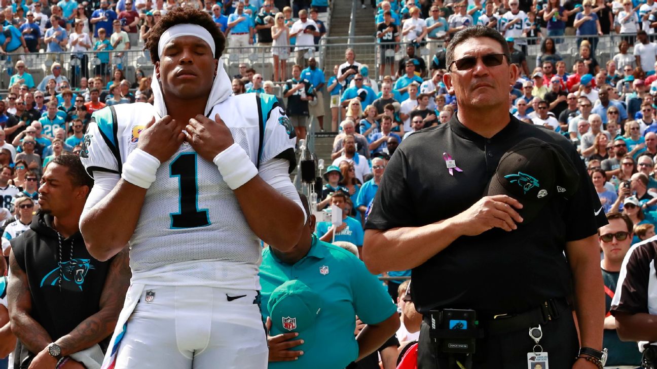 Carolina Panthers on Twitter: Cam Newton is rocking a Superman shirt  today.  / X