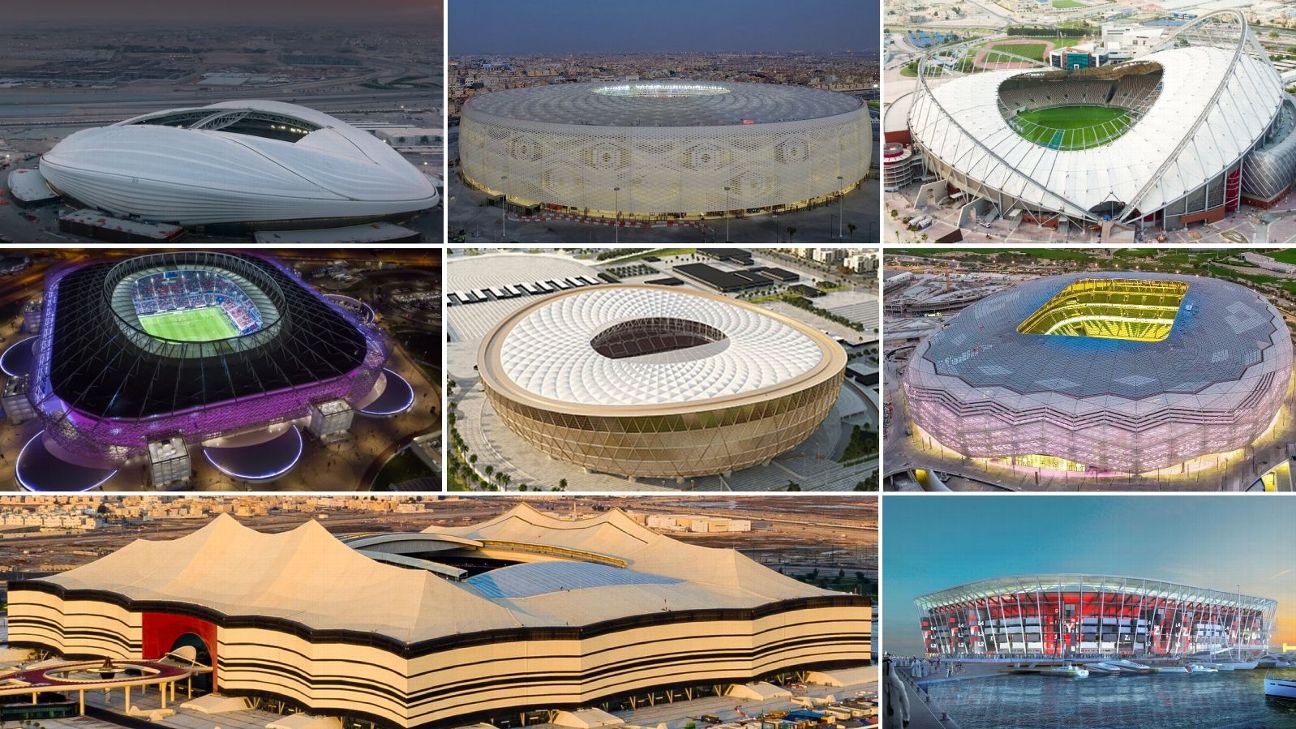 Los estadios y las ciudades sede de la Copa del Mundo de Qatar 2022